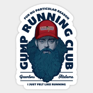 Gump Running Club Sticker